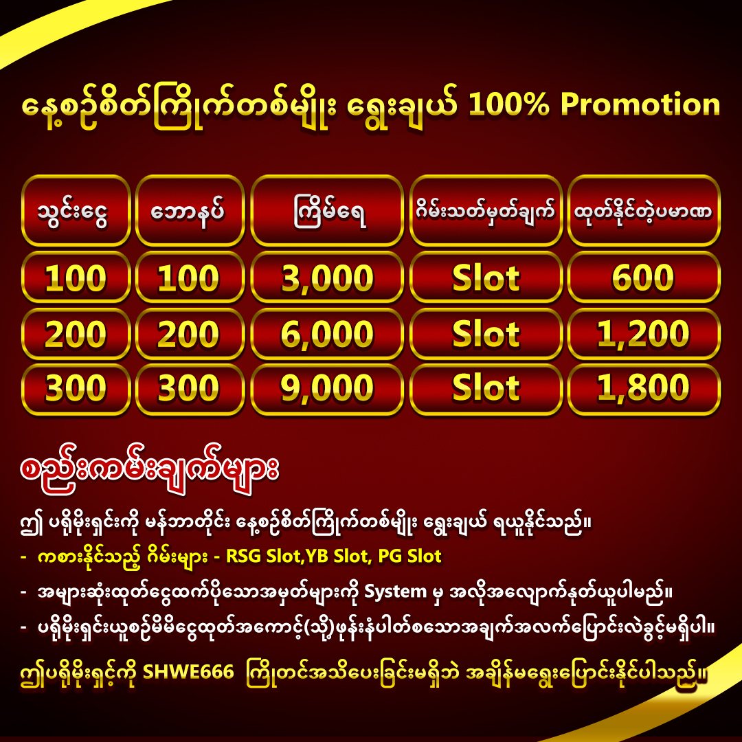 နေ့စဉ်စိတ်ကြိုက်တစ်မျိုး_ရွေးချယ်
